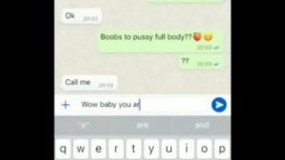 Once again My lesbian girlfriend excited to have sex with me by Video Calling